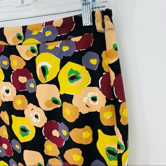 ModCloth Abstract Floral Multicolor Midi Skirt - Picture 5 of 9